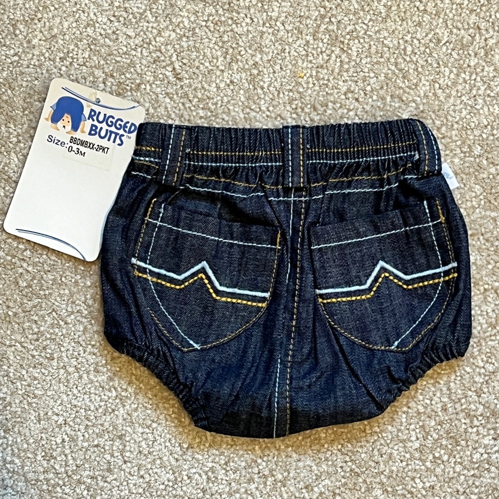 New Denim Diaper Cover